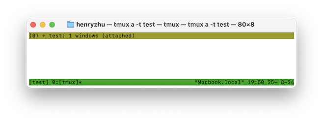 tmux name